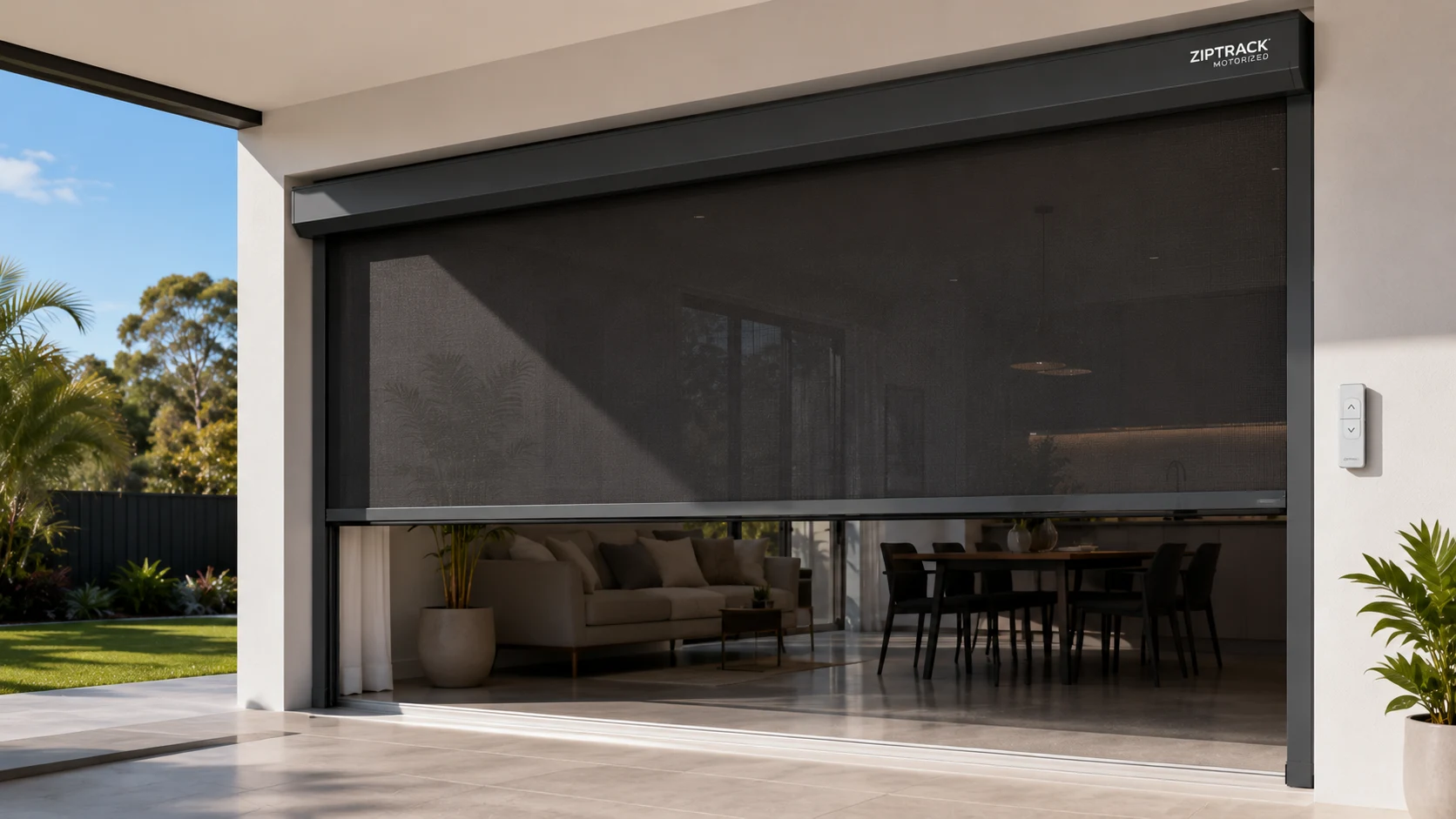 Motorized Zip Screens Installation in Hyderabad